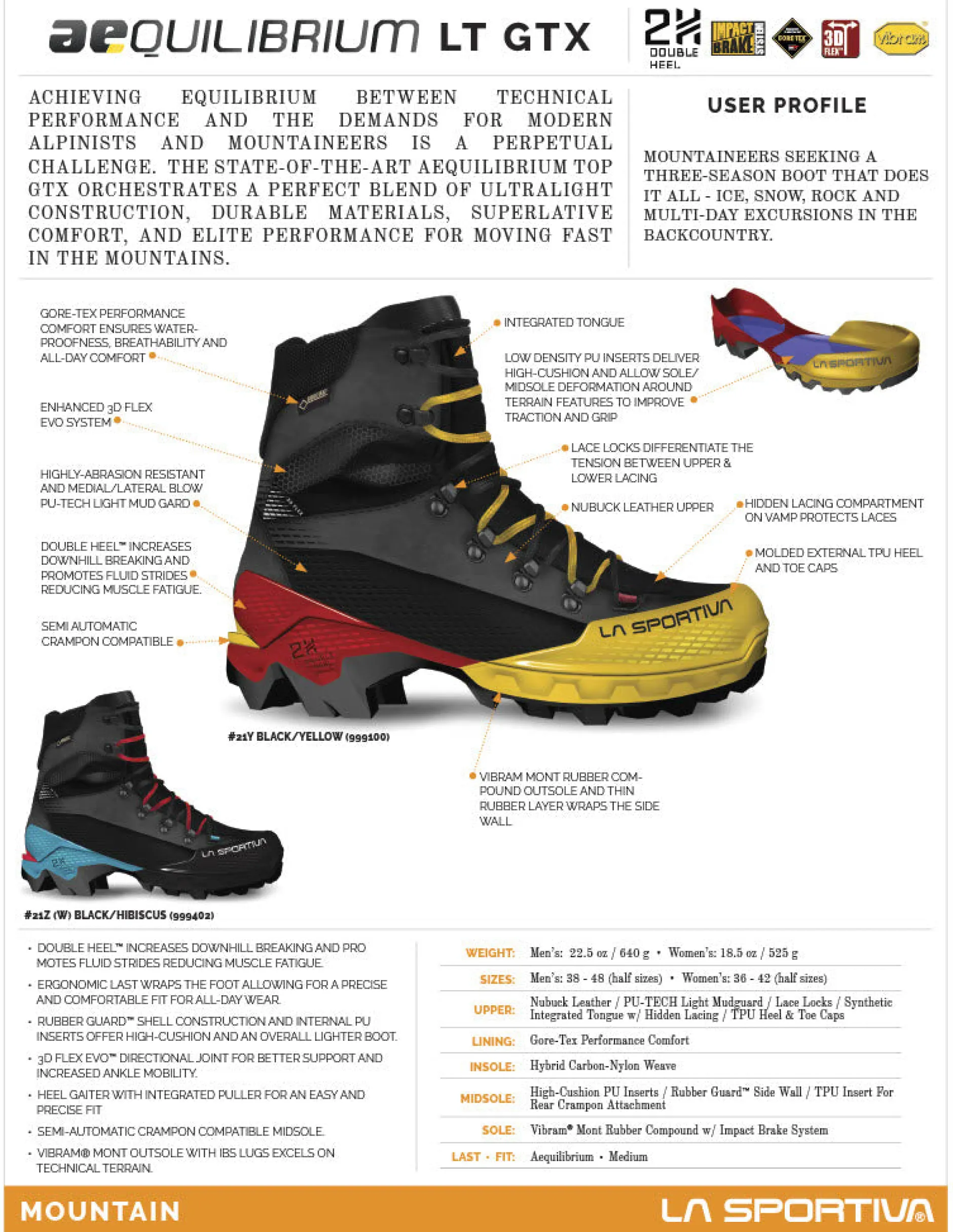 Aequilibrium LT GTX Women's S25