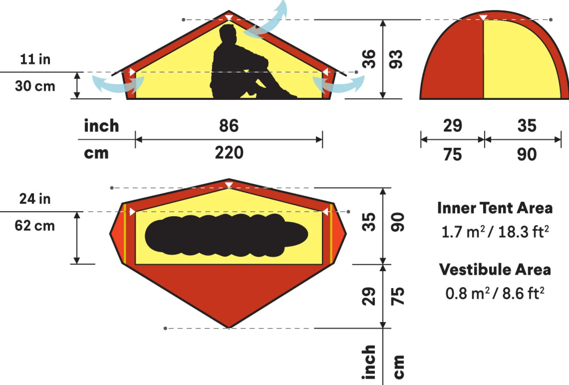 Akto 1 Person Tent