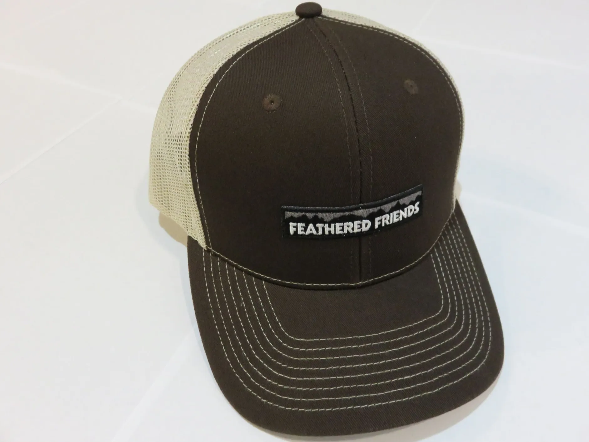 Feathered Friends Pro Style Trucker Mountain Logo Patch Hat