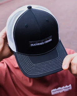 Feathered Friends Pro Style Trucker Mountain Logo Patch Hat