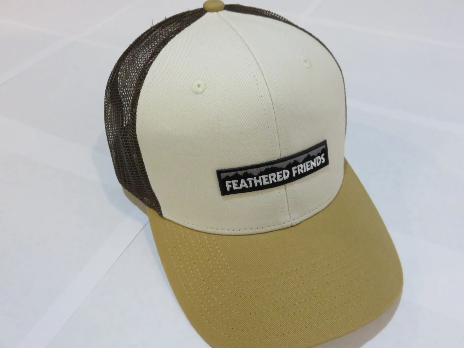 Feathered Friends Pro Style Trucker Mountain Logo Patch Hat