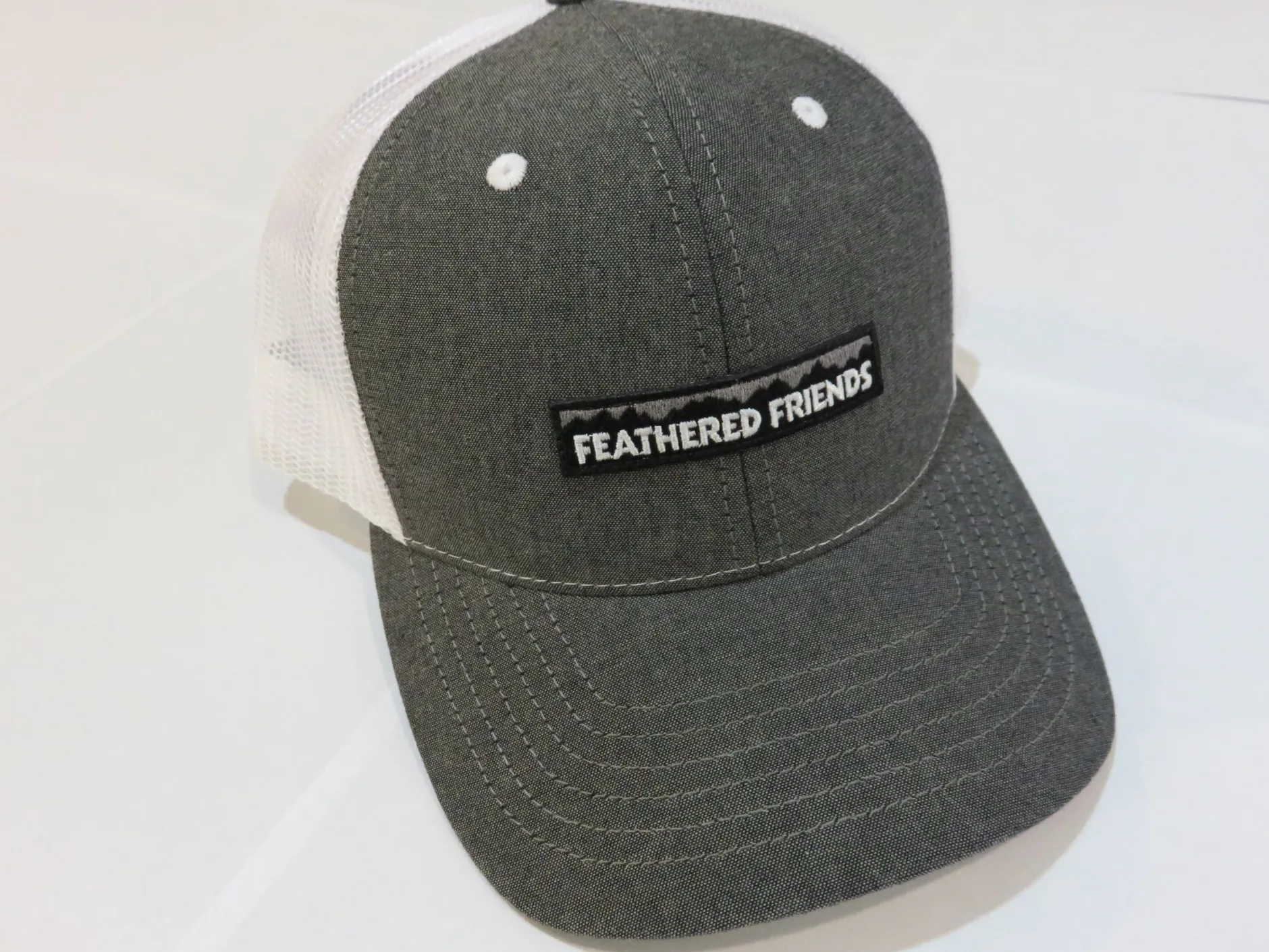 Feathered Friends Pro Style Trucker Mountain Logo Patch Hat