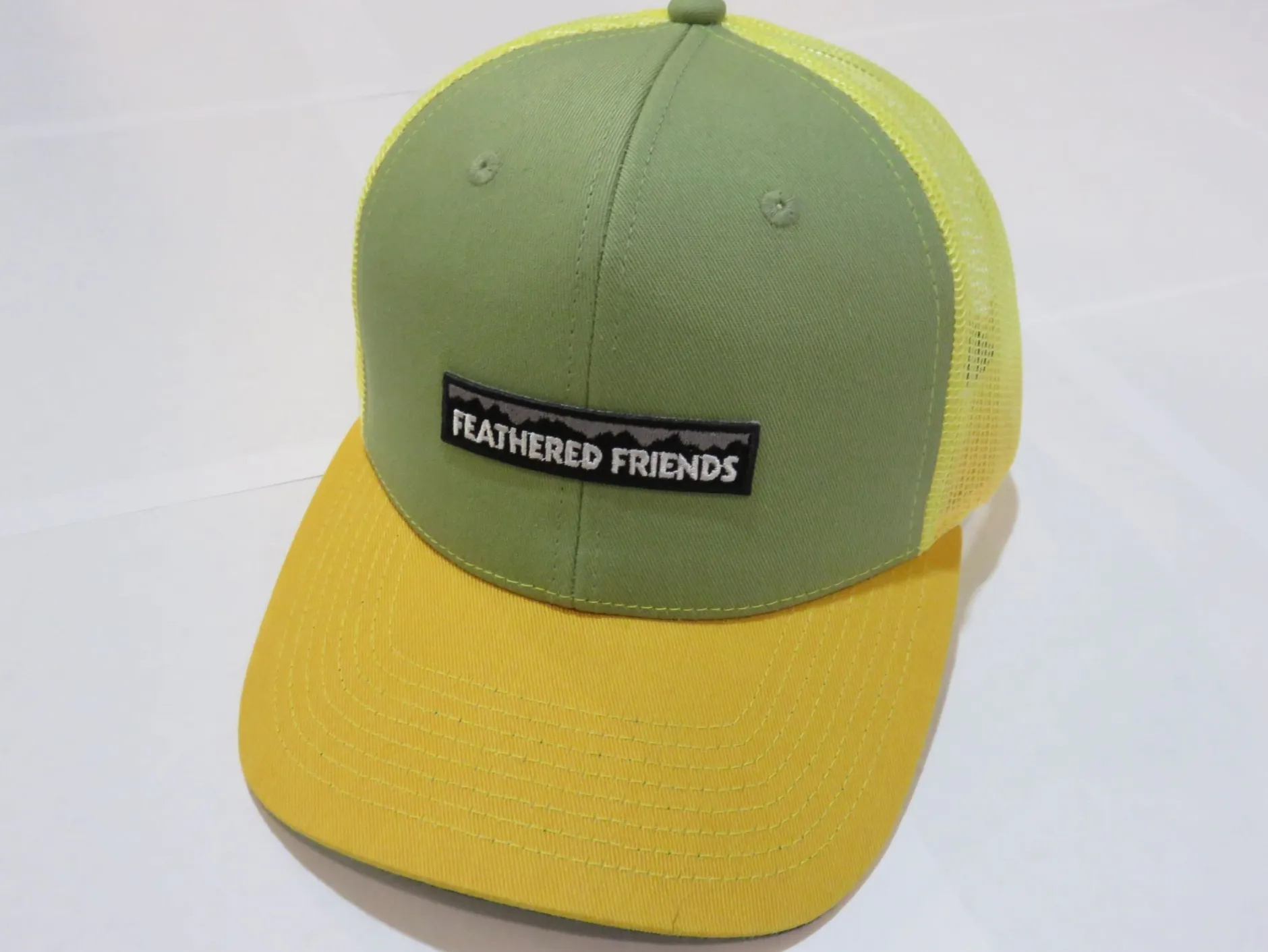 Feathered Friends Pro Style Trucker Mountain Logo Patch Hat