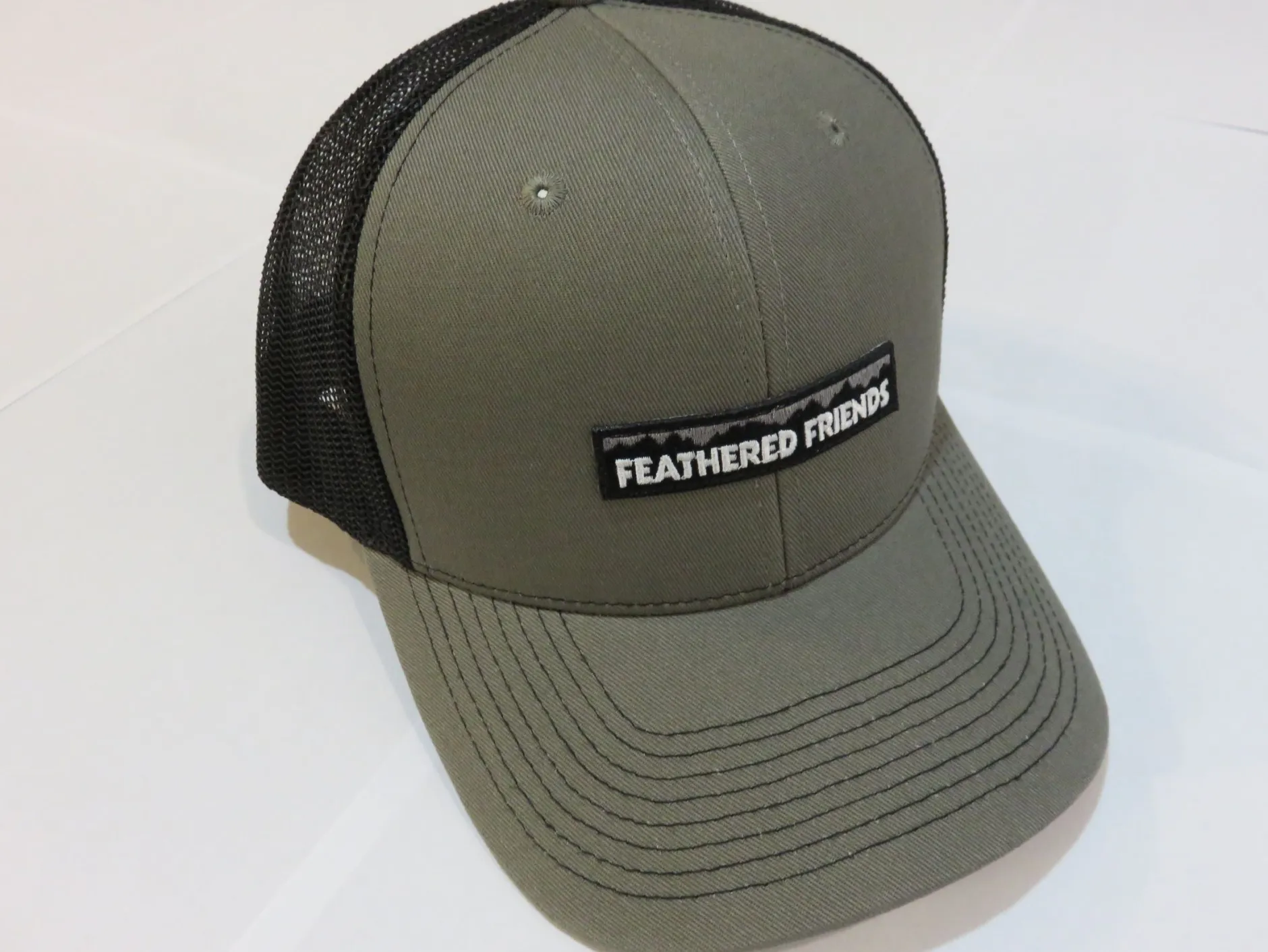 Feathered Friends Pro Style Trucker Mountain Logo Patch Hat
