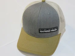 Feathered Friends Pro Style Trucker Offset Mountain Logo Patch Hat