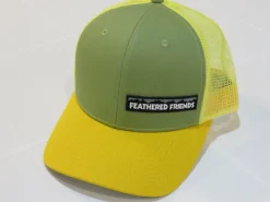 Feathered Friends Pro Style Trucker Offset Mountain Logo Patch Hat