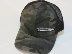 Feathered Friends Pro Style Trucker Offset Mountain Logo Patch Hat