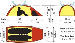 Jannu 2 Person Tent