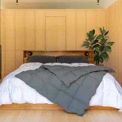 Organic Down Throw Blanket