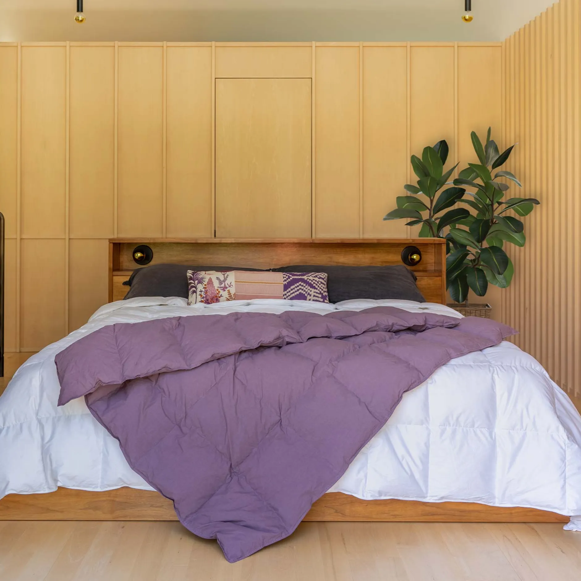 Organic Down Throw Blanket