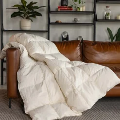 Organic Down Throw Blanket