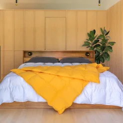 Organic Down Throw Blanket